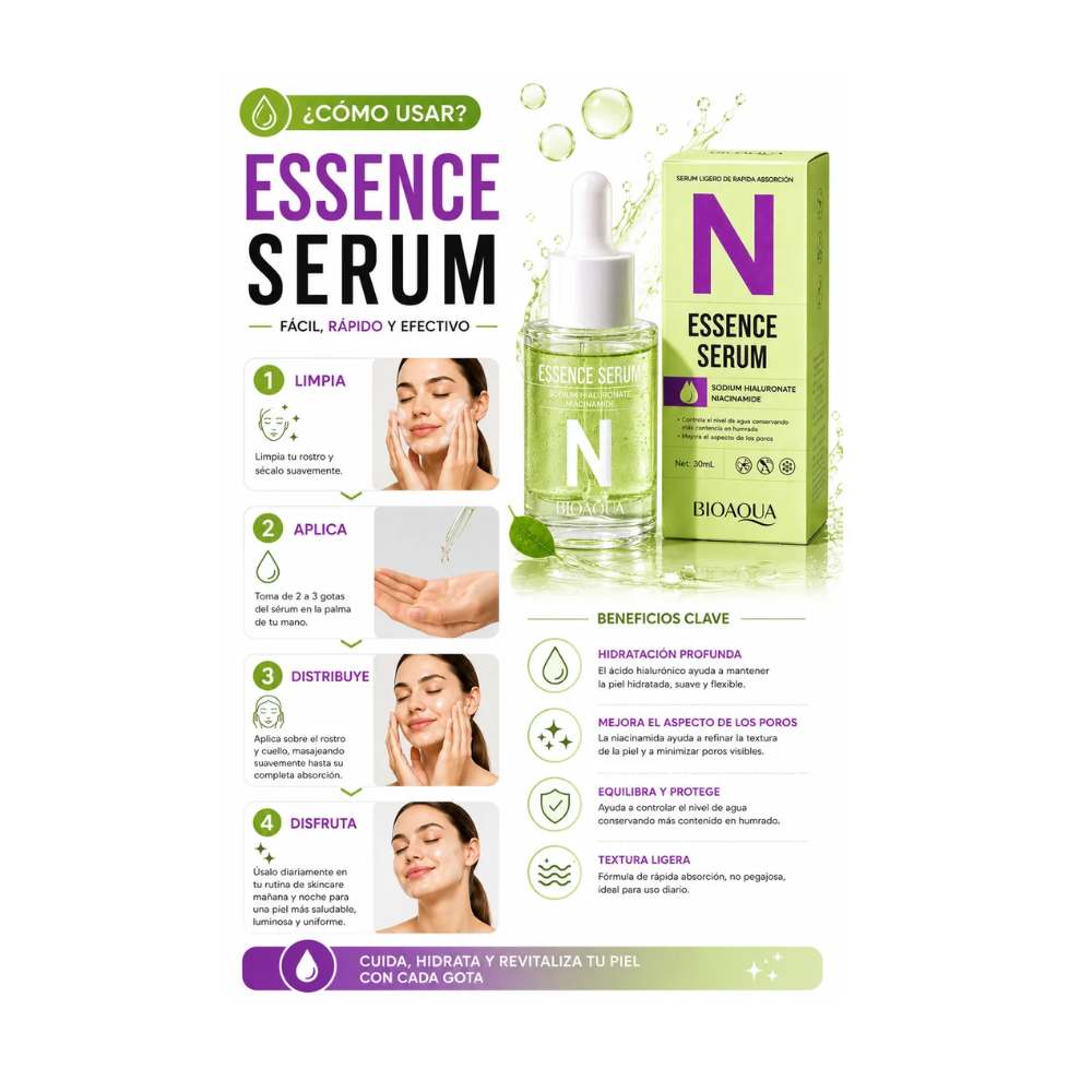 SERUM FACIAL ESSENCE NIACINAMIDA 30 ML BIOAQUA - 2