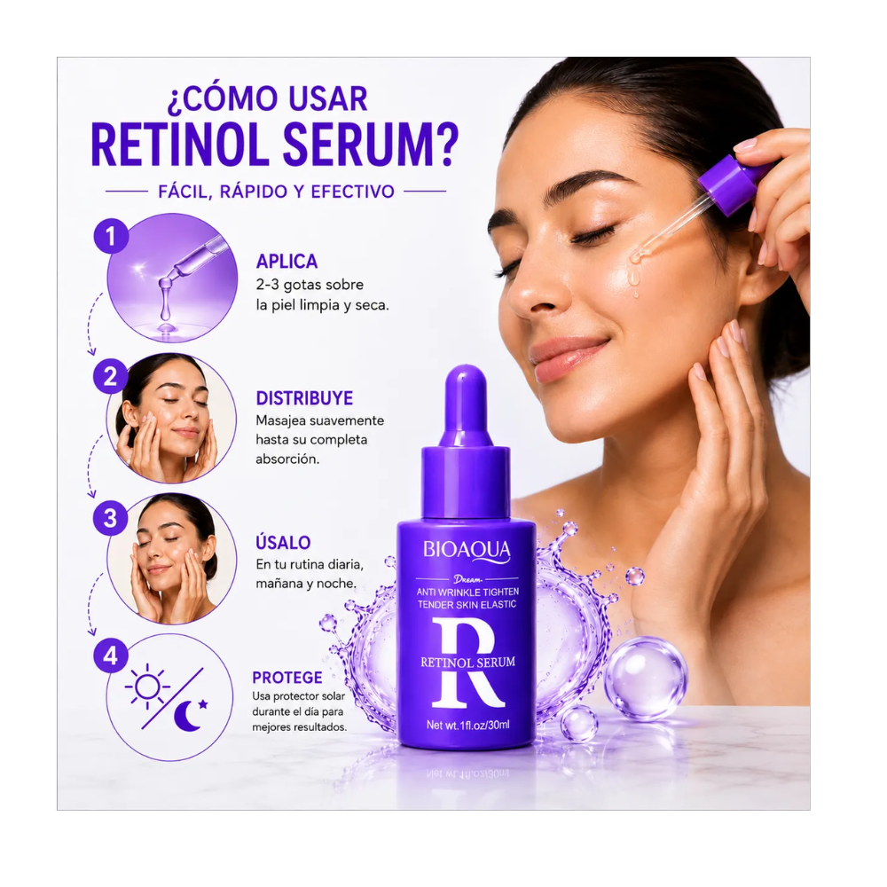 SERUM RETINOL LILA 30ML BIOAQUA - 2
