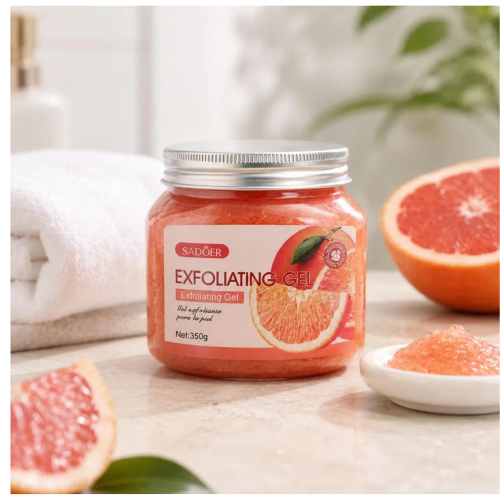 EXFOLIANTE EN GEL FACIAL Y CORPORAL DE NARANJA SADOER 350G - 4