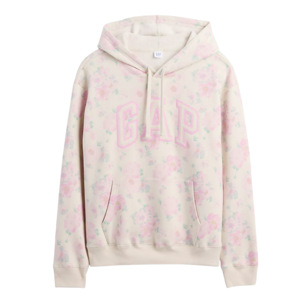 POLERA CON CAPUCHA GAP FLORAL TALLA M - 2
