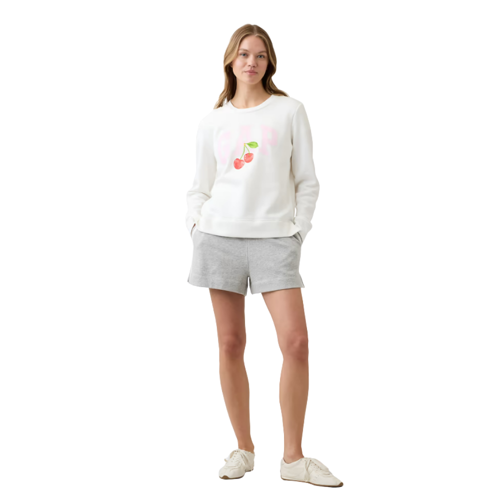 POLERA GAP LOGO ESSENTIAL CHERRY - 3