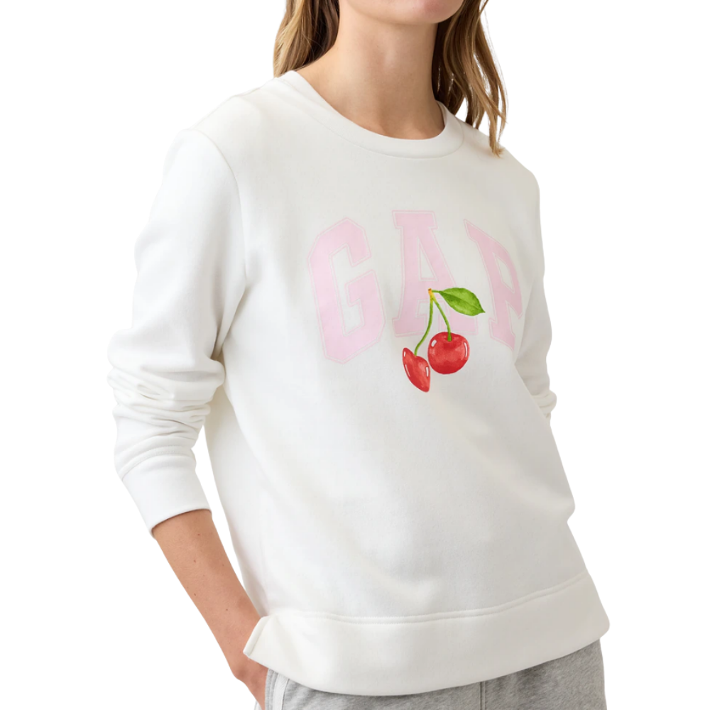 POLERA GAP LOGO ESSENTIAL CHERRY - 4