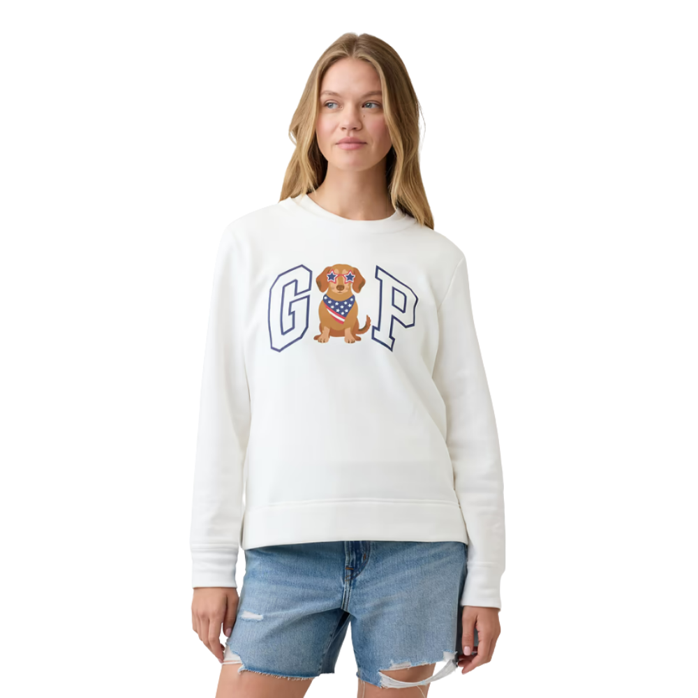 POLERA GAP LOGO NEW OFF WHITE - 1