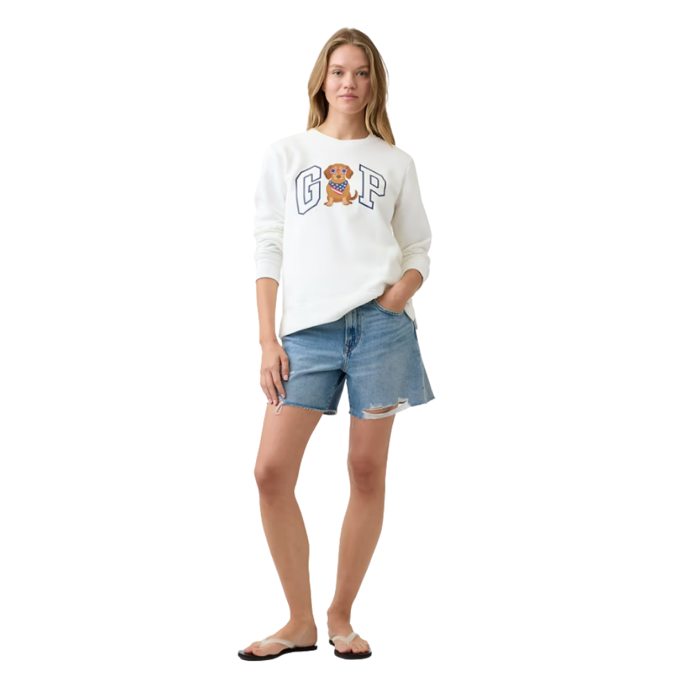 POLERA GAP LOGO NEW OFF WHITE - 3