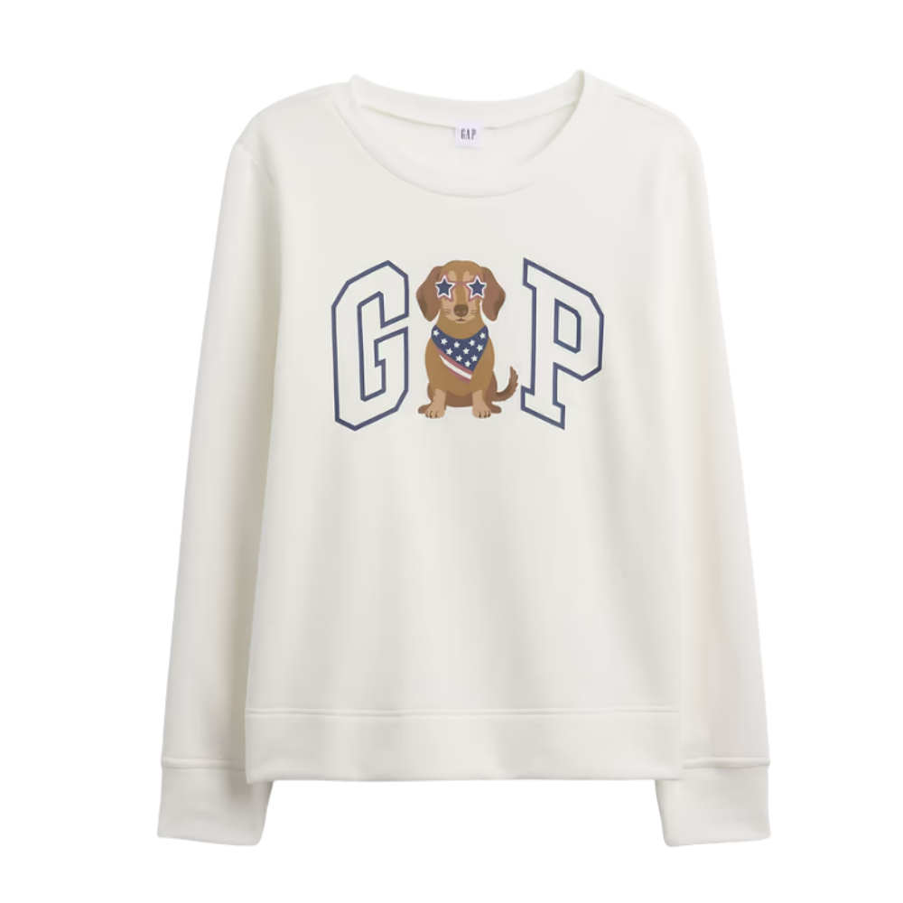 POLERA GAP LOGO NEW OFF WHITE - 5