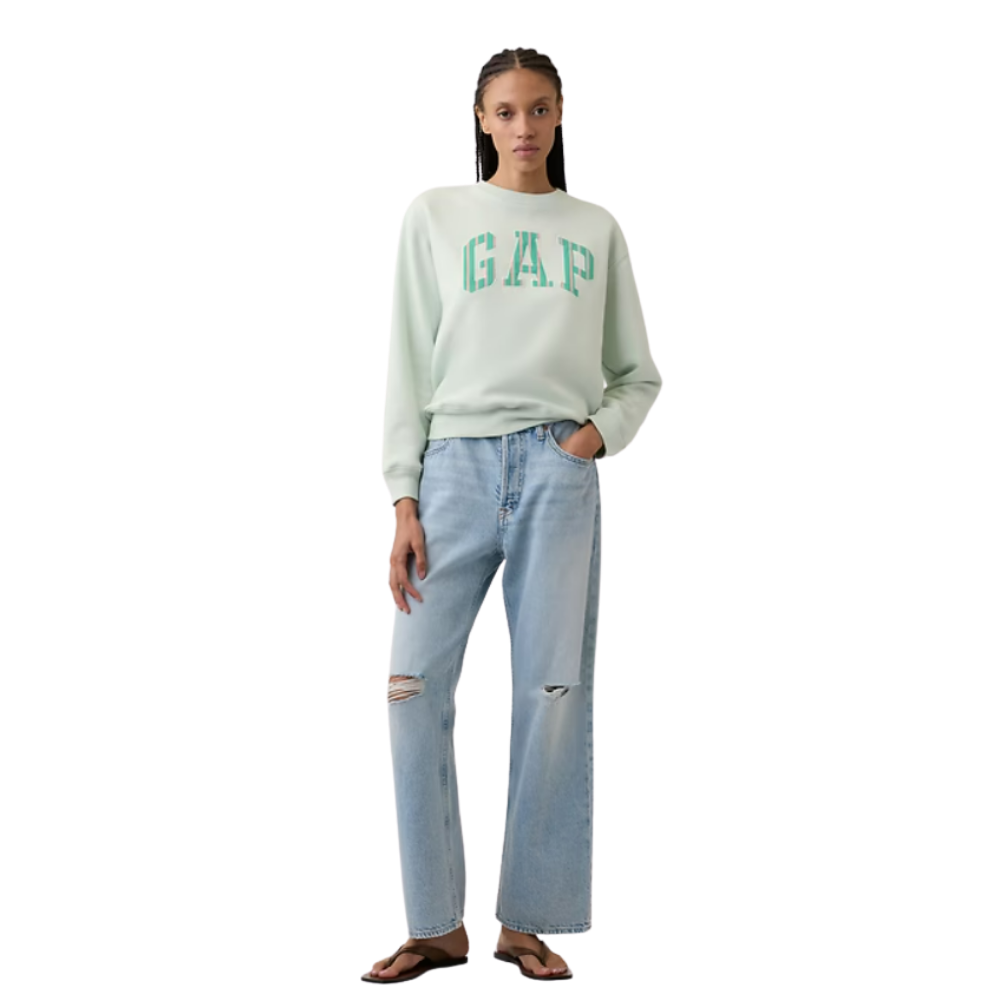 POLERA GAP LOGO CHIC MINT GREEN - 4