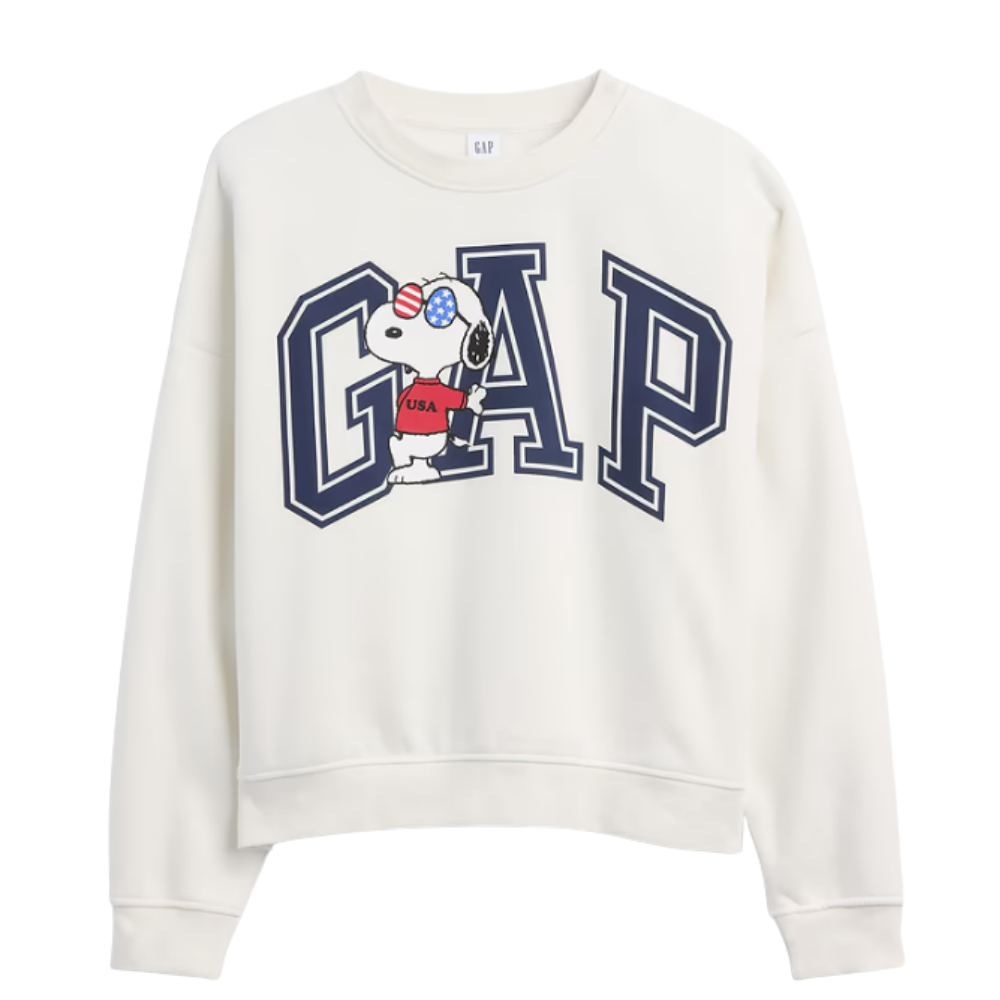 POLERA GAP LOGO WEDGE SNOOPY USA - 6