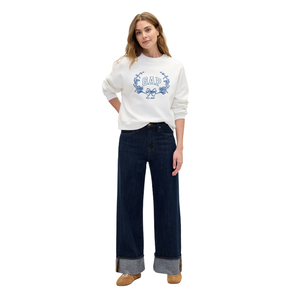 POLERA GAP LOGO RELAXED WEDGE - 4