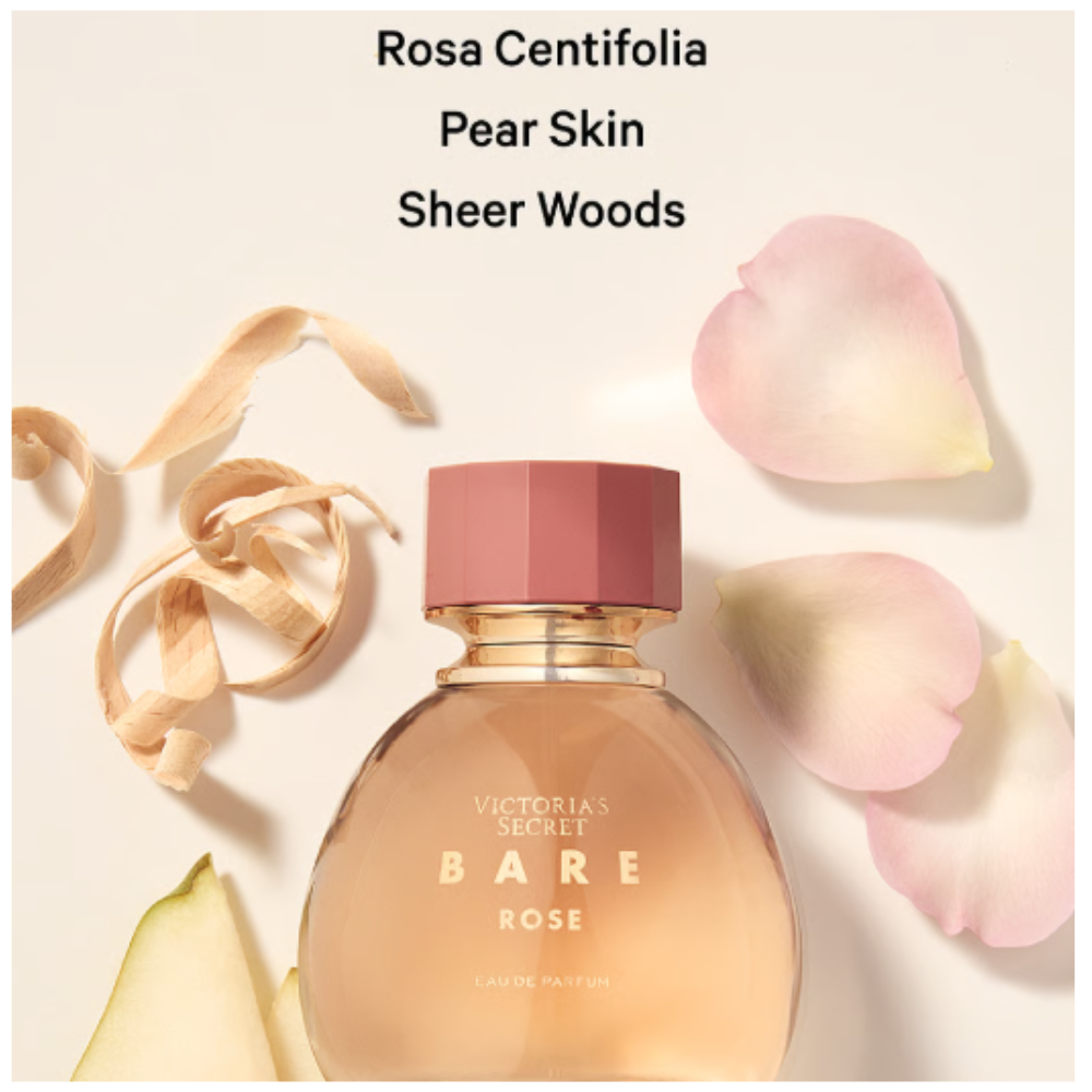 FRAGANCIA FINA VICTORIA SECRET BARE ROSE 250ML - 2