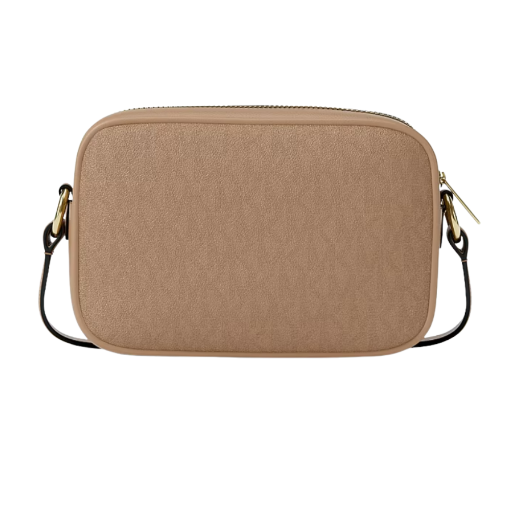 CARTERA CROSSBODY MICHAEL KORS JET SET TRAVEL SMALL SIGNATURE - CAMEL - 4
