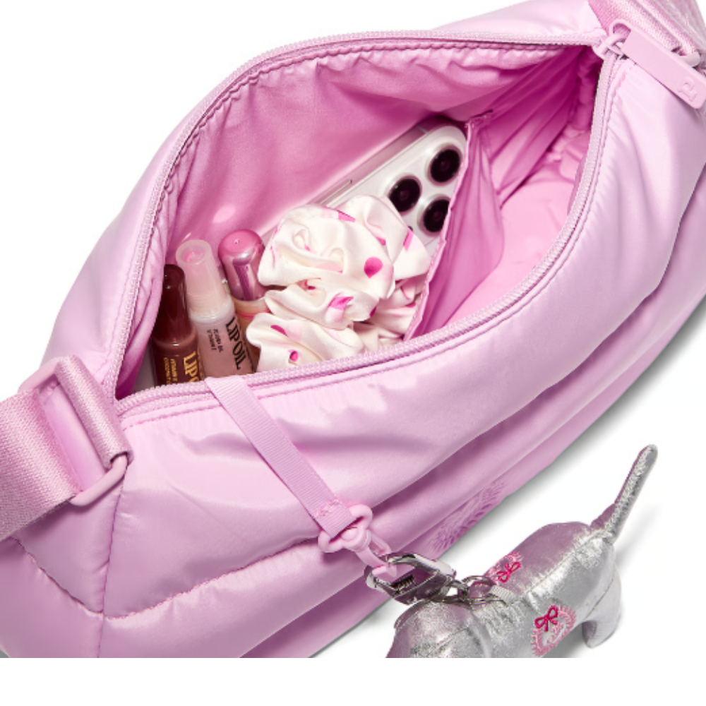 BOLSO ACOLCHADO PINK PUFER HOBO ROSA - 3