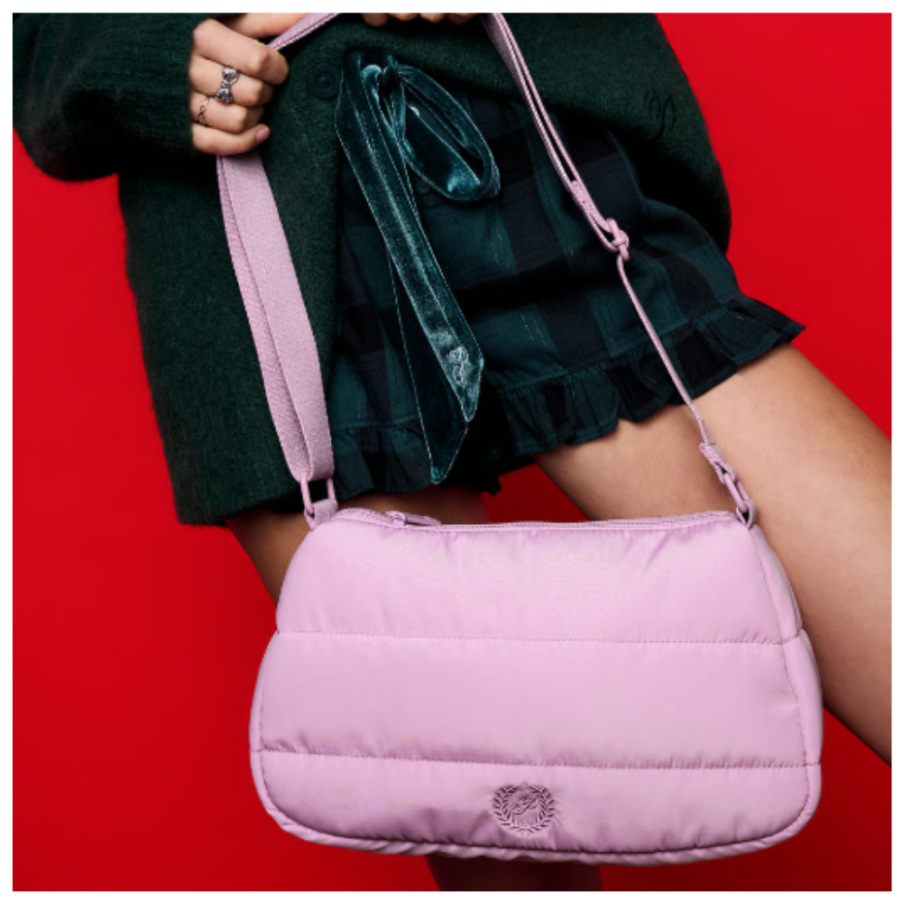 BOLSO ACOLCHADO PINK PUFER HOBO ROSA - 4