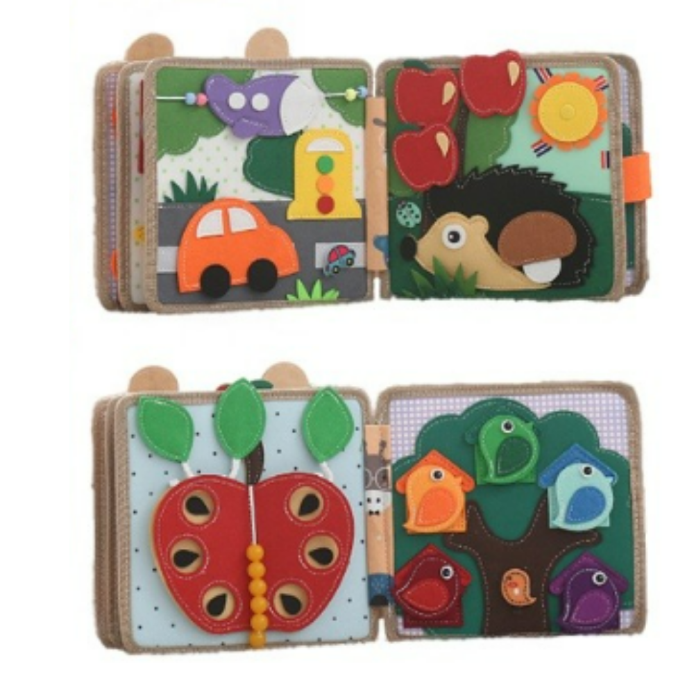 LIBRO DIDÁCTICO SENSORIAL MONTESSORI DE ACTIVIDADES PARA NIÑOS - 3
