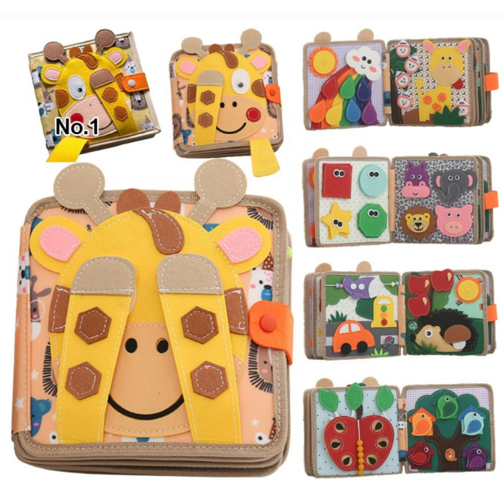 LIBRO DIDÁCTICO SENSORIAL MONTESSORI DE ACTIVIDADES PARA NIÑOS - 4
