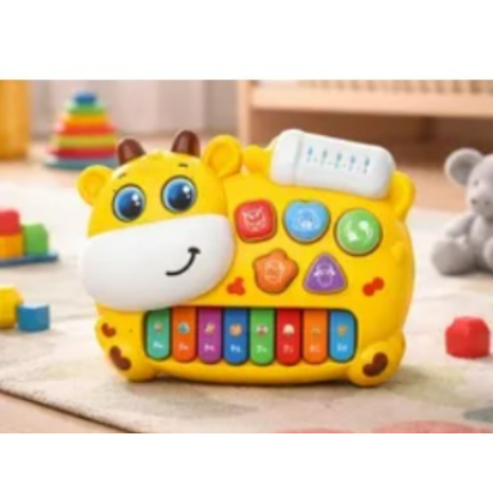 JUGUETE PIANO MUSICAL PARA BEBÉS VAQUITA FELIZ - 2