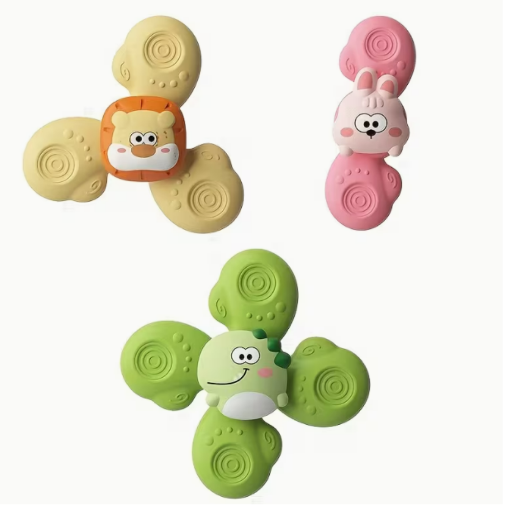 SET SPINNER ANIMALITOS CON VENTOSAS 3 PIEZAS - 6