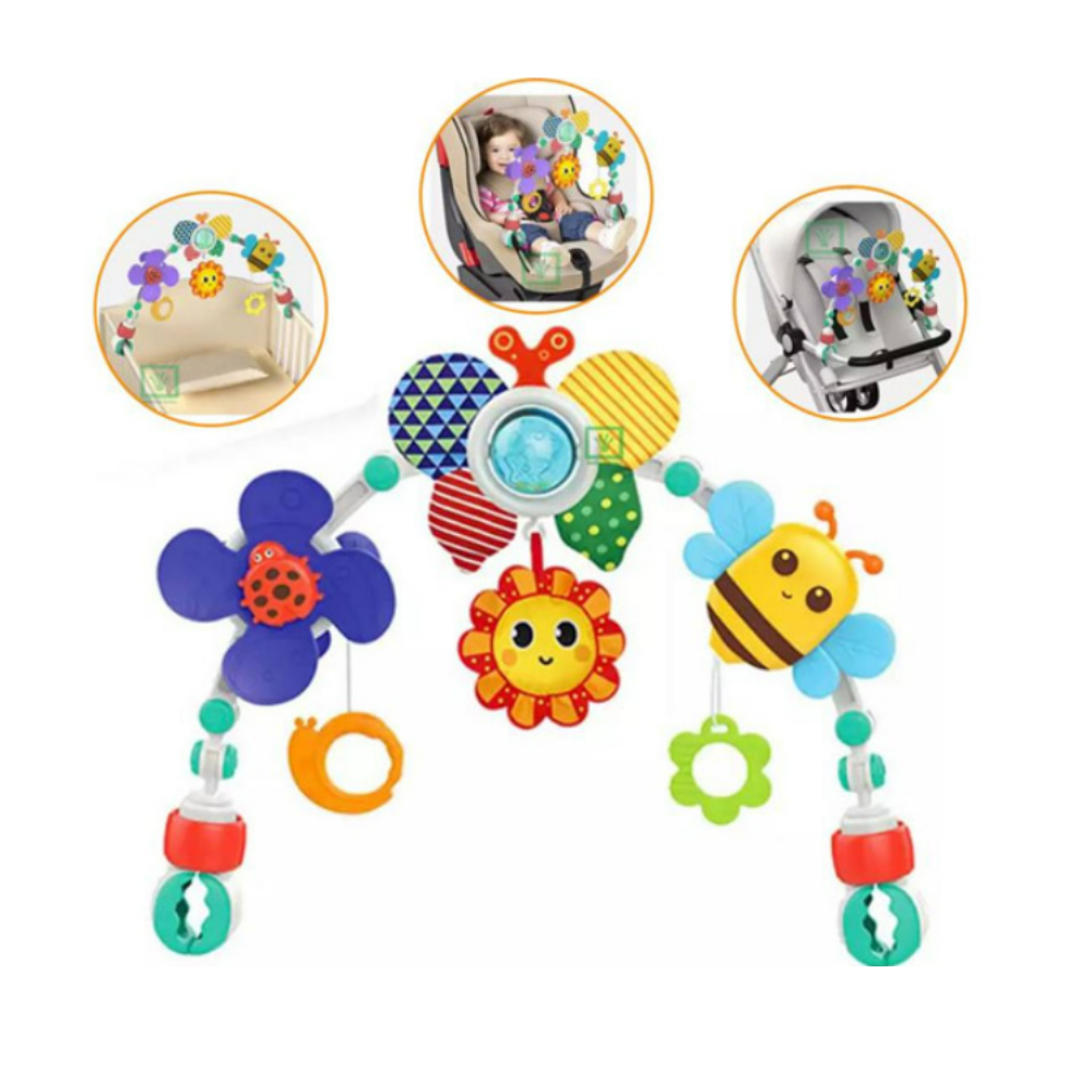 ARCO SONAJERO MULTIFUNCIONAL CON SONIDOS Y TEXTURAS PARA BEBÉS - 1
