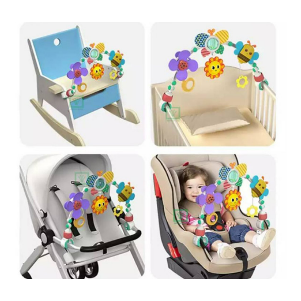 ARCO SONAJERO MULTIFUNCIONAL CON SONIDOS Y TEXTURAS PARA BEBÉS - 3