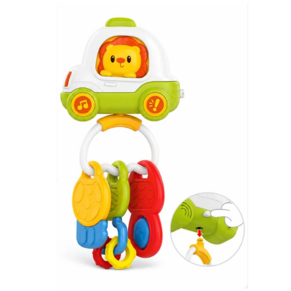 LLAVERO LEÓN DIDÁCTICO INTERACTIVO PARA BEBÉS - 1