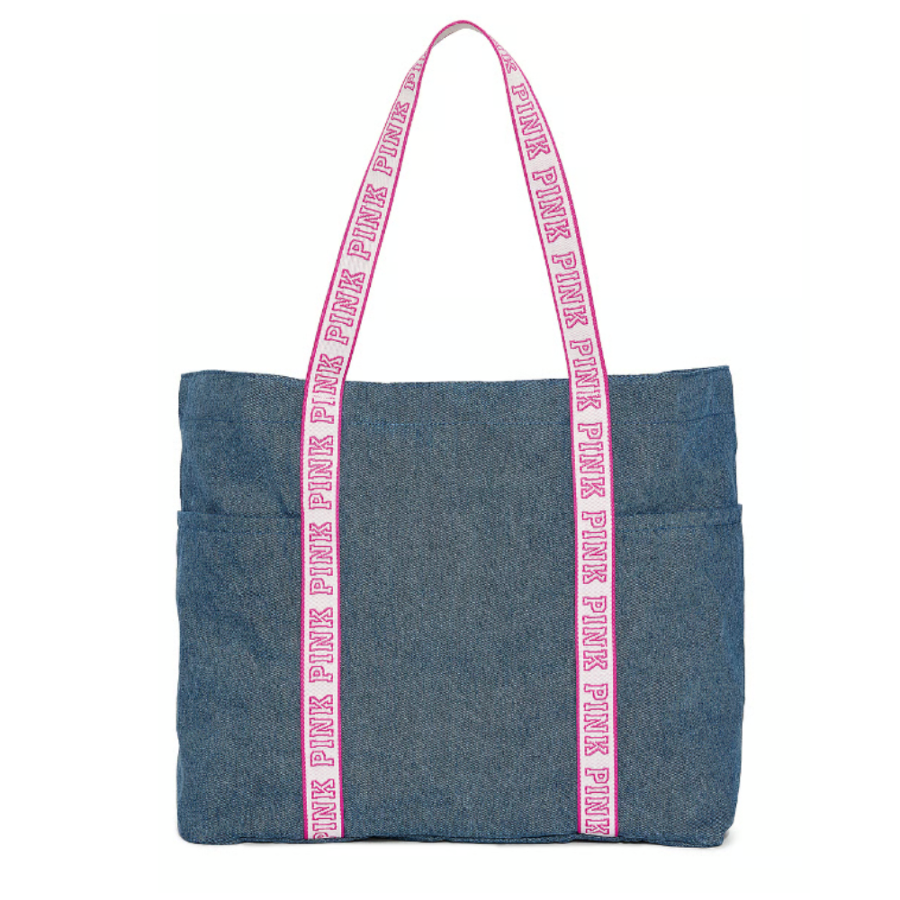BOLSO TOTE PINK DIAMANT DENIM - 2