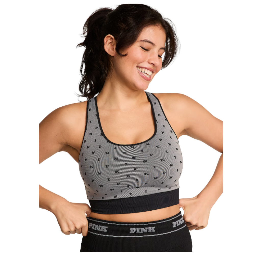 BRA DEPORTIVO PINK REVERSIBLE NEGRO - 2