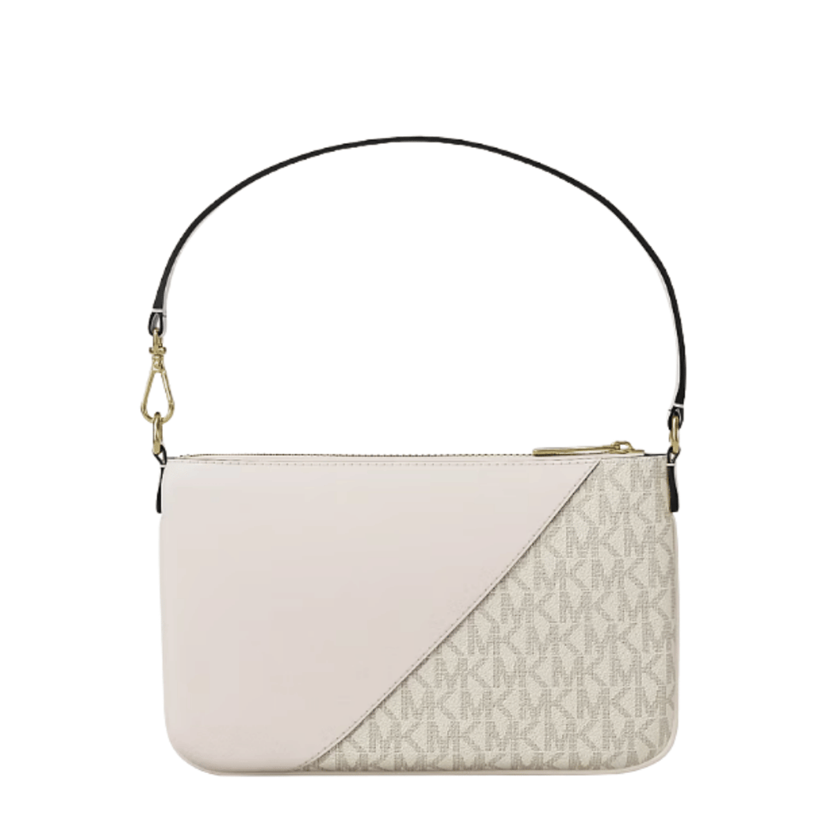 CARTERA DE MANO WRISTLET MICHAEL KORS JET SET TRAVEL SMALL CREMA - 3