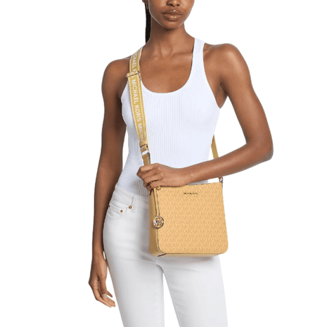 BOLSO CROSSBODY MICHAEL KORS JET SET SMALL HONEYWHEAT - 4