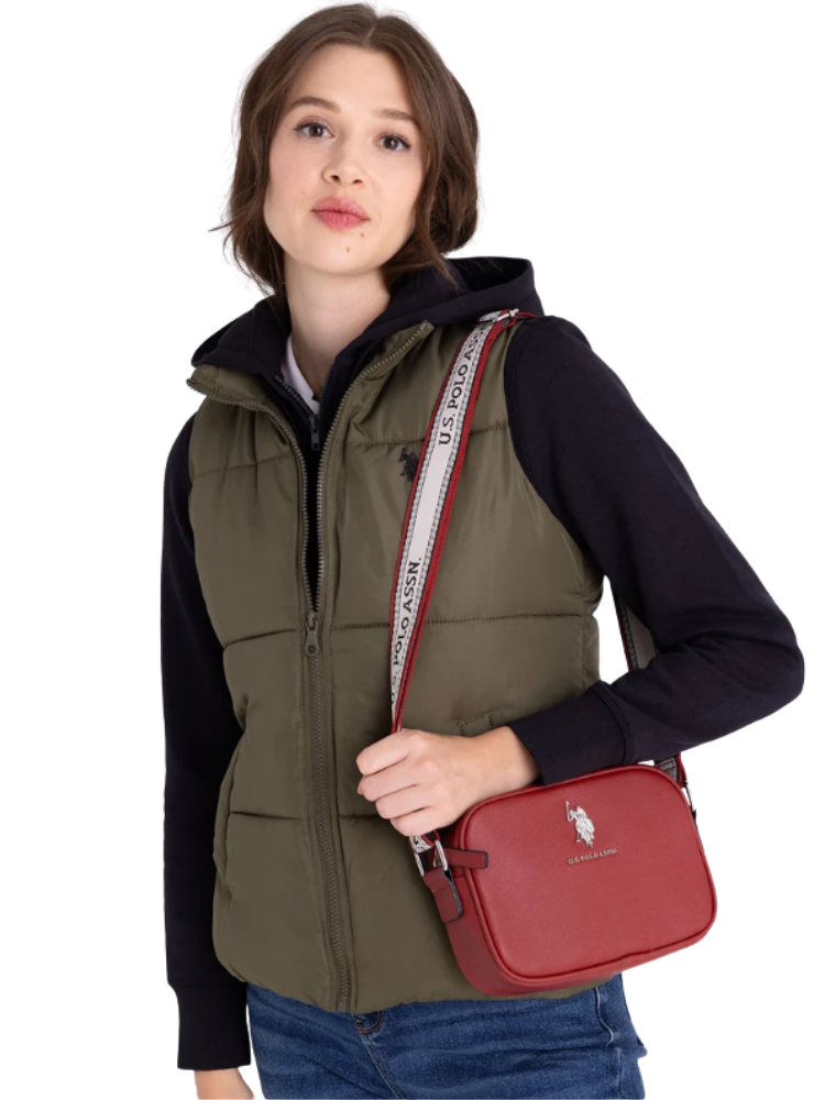 BOLSO BANDOLERA US POLO ASSN CLASICO CON CIERRE BRICK - 2