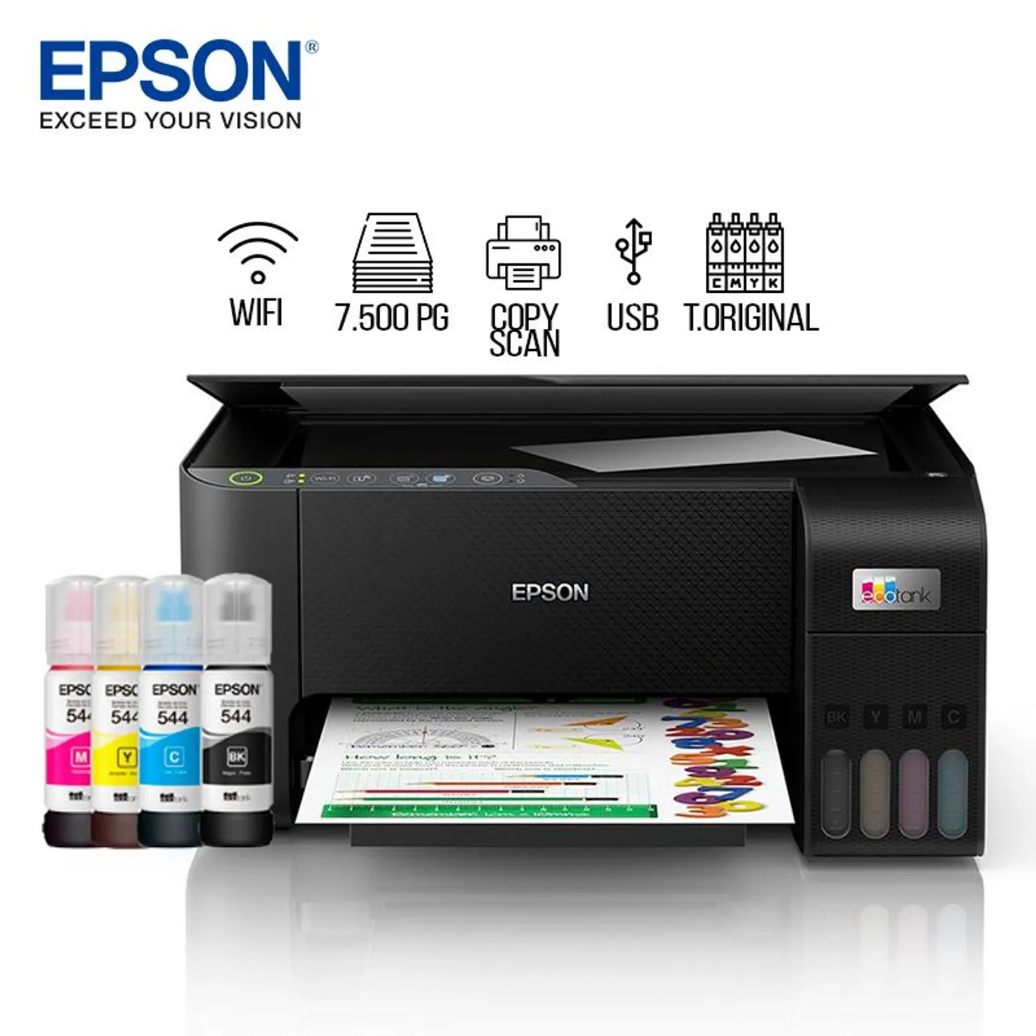 IMPRESORA EPSON L3250 MULTIFUNCIONAL WIFI - 1