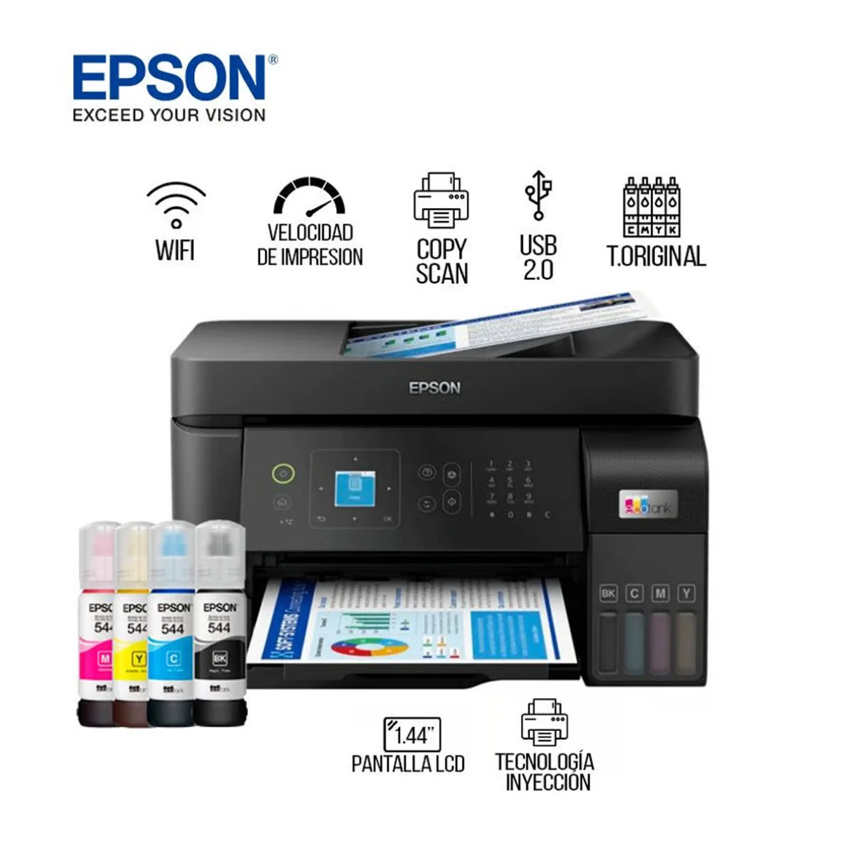 IMPRESORA MULTIFUNCIONAL ECOTANK L5590 EPSON - 1
