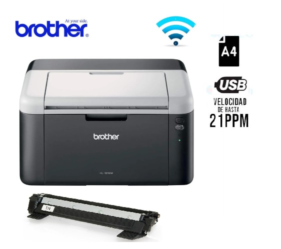 IMPRESORA LÁSER BROTHER HL 1212W MONOCROMÁTICA WIFI - 3