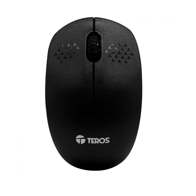 KIT TECLADO Y MOUSE TEROS TE-4071S, INALÁMBRICO, 2.4 GHZ, ACABADO ELEGANTE, ESPAÑOL, COLOR NEGRO - 2