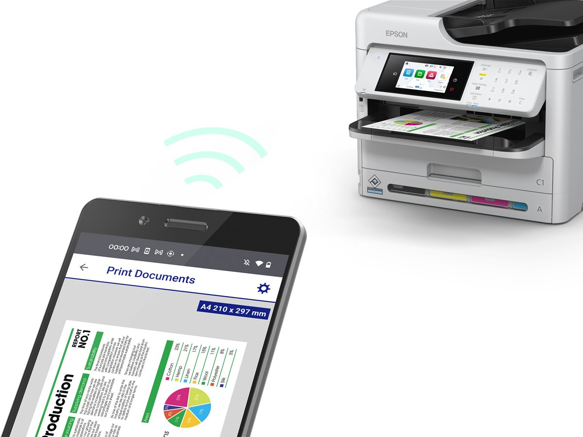 IMPRESORA MULTIFUNCIONAL EPSON WORKFORCE WF-C5890 A4 DUPLEX WIFI - 2