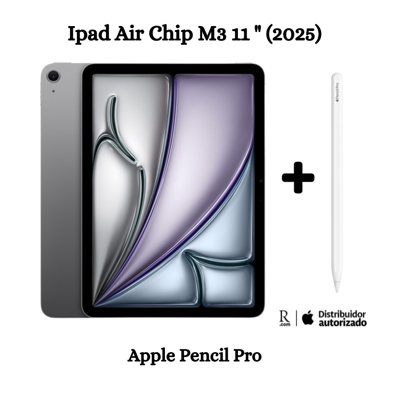 iPad Air 11" M3 128GB WiFi 2025 - Space Gray + Apple Pencil Pro - 1
