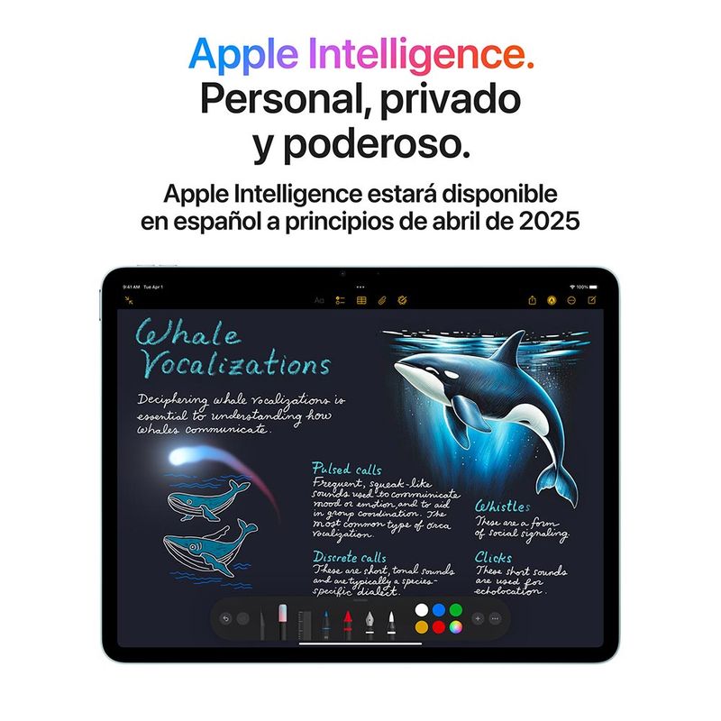 iPad Air 11" M3 128GB WiFi 2025 - Purple + Apple Pencil USB-C - 4