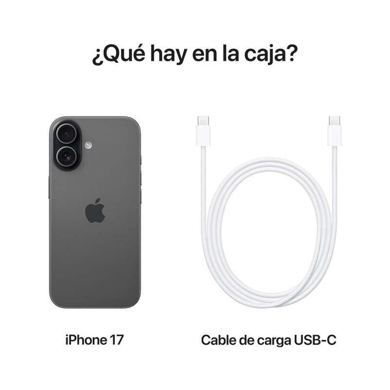 APPLE IPHONE 17 256GB (ESIM) - BLACK + Regalo - 9