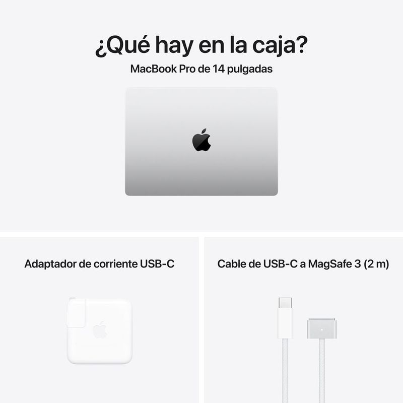 MACBOOK PRO 14″ M5 16GB RAM + 512GB SSD (TECLADO INGLES) - SILVER + REGALO - 8