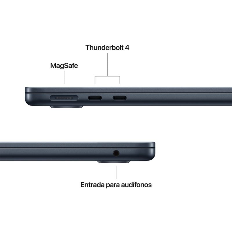 NUEVA MACBOOK AIR M5 13” 16GB RAM + 512GB (TECLADO INGLES) - MIDNIGHT (2026) - 4