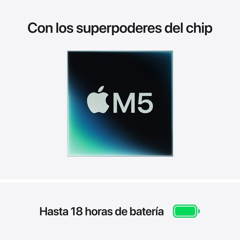 NUEVA MACBOOK AIR M5 13” 16GB RAM + 512GB (TECLADO INGLES) - SKY BLUE (2026) - 3