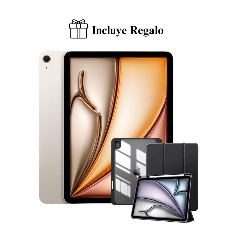 NUEVO APPLE IPAD AIR 11″ CHIP M4 WIFI 256GB - STARLIGHT ( 2026 ) + REGALO - 1