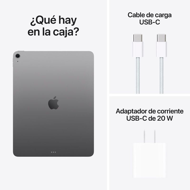 NUEVO IPAD AIR 13″ ( CHIP M4 ) WIFI 128GB - SPACE GRAY - 8