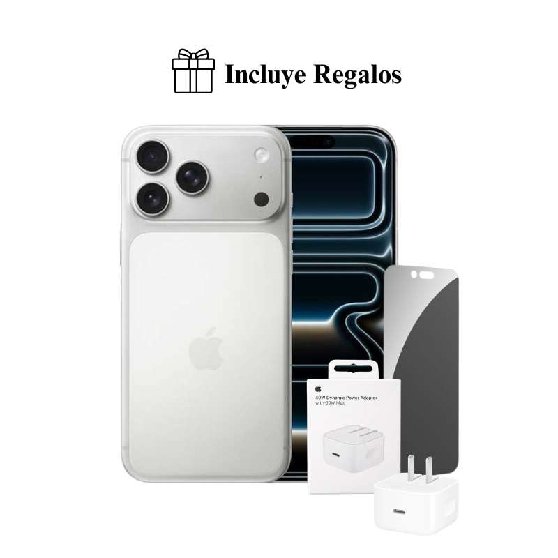 APPLE IPHONE 17 PRO MAX 512GB (ESIM) + CUBO DE 40W + REGALO - 1