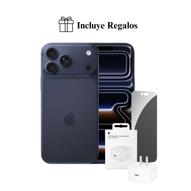 APPLE IPHONE 17 PRO MAX 512GB (ESIM)  + CUBO DE 40W + REGALO - 1