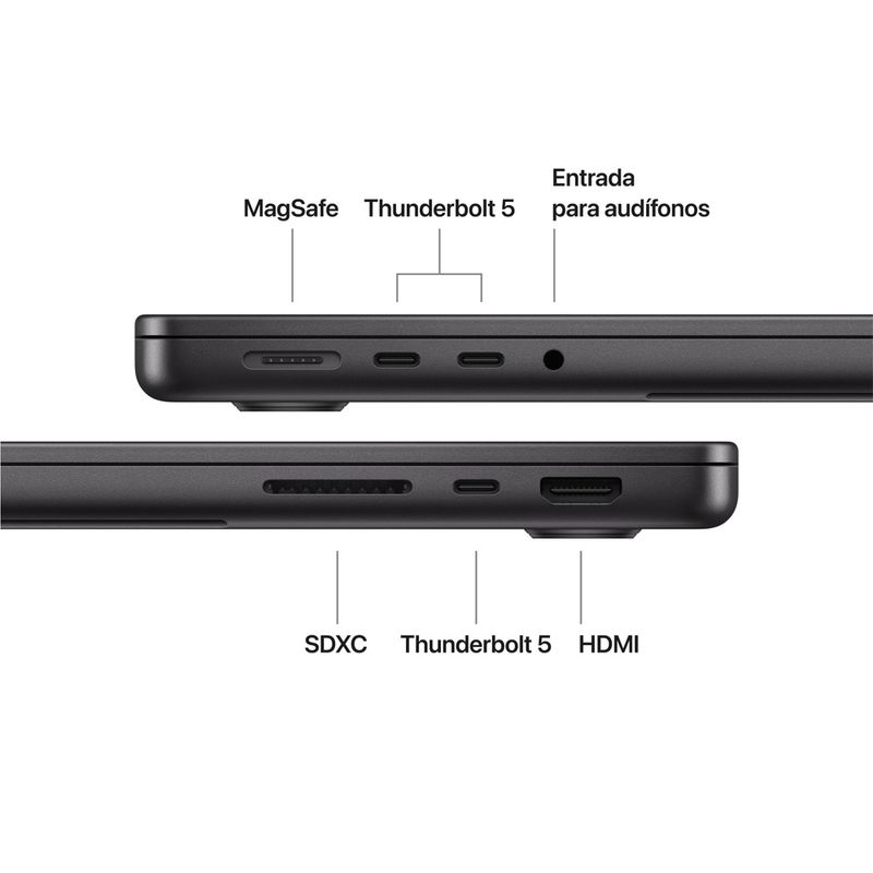 MACBOOK PRO 14”  ( M5 PRO )  24GB, 1TB - SPACE BLACK - 5