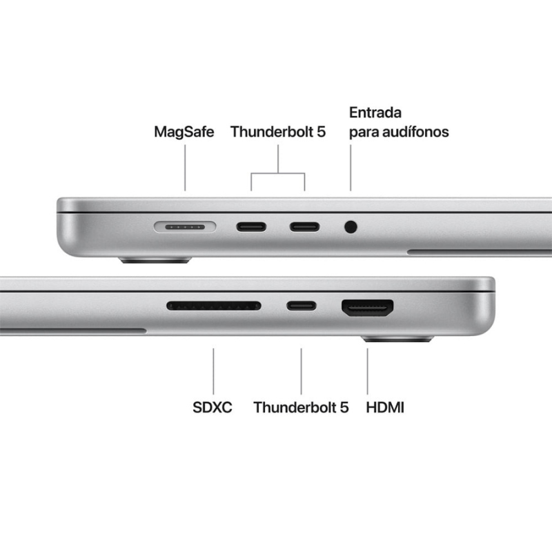 MACBOOK PRO 16” ( M5 MAX ) 36GB, 2TB - ( TECLADO INGLES ) SILVER - 5