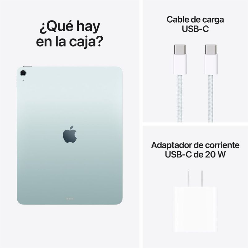 APPLE IPAD AIR 13″ M4 256GB WI-FI 8GB RAM PANTALLA LIQUID RETINA - AZUL - 8