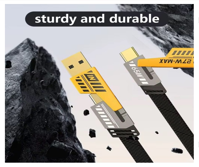 CABLE 4 EN 1 SUPER RAPIDO 100W RECUBRIMIENTO MEGA REFORZADO 1 METRO - 5