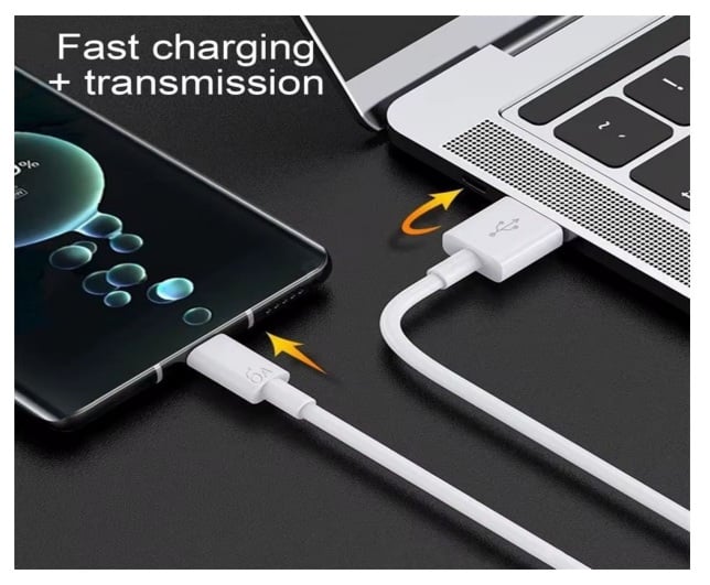 CABLE USB-C 6A 1 METRO DE CARGA RAPIDA PREMIUM DE ALTA RESISTENCIA - 3