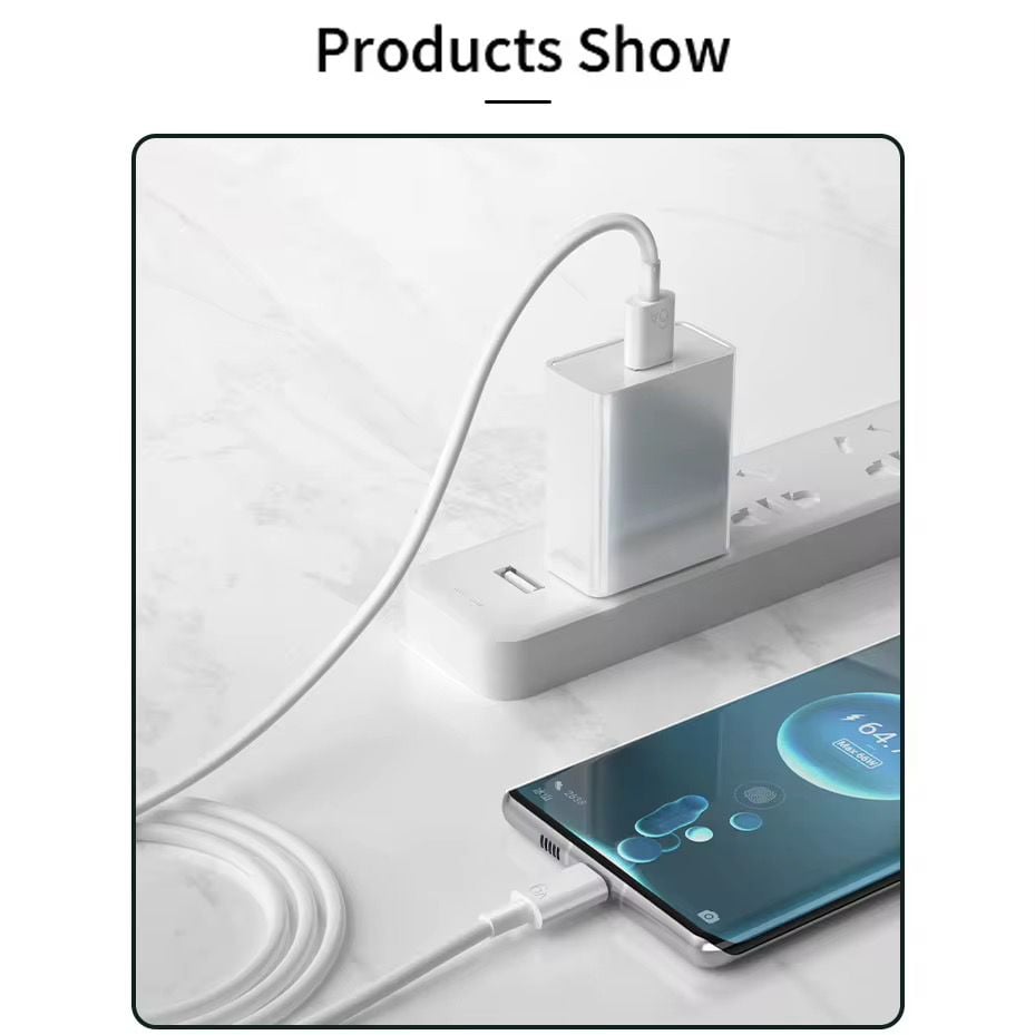 CABLE USB-C 6A 1 METRO DE CARGA RAPIDA PREMIUM DE ALTA RESISTENCIA - 5
