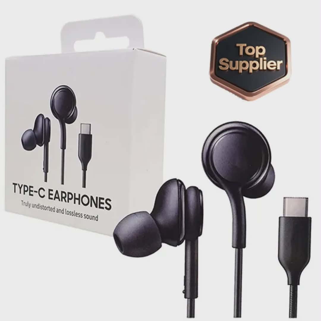 AUDIFONO ENTRADA USB-C ESTEREO SUPER BASS PARA TODOS LOS EQUIPOS DE NYLON TRENZADO ALTA RESISTENCIA - 1